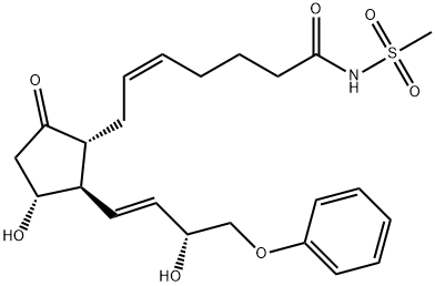 (Z)-7-[(1R,2R,3R)-3-Hydroxy-2-[(E,3R)-3-hydroxy-4-(phenoxy)but-1-enyl]-5-oxocyclopentyl]-N-methylsulfonylhept-5-enamide(60325-46-4)